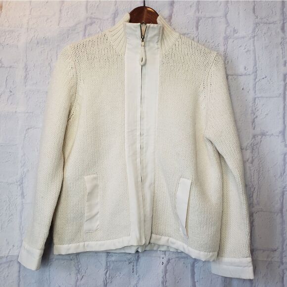 ISDA & CO Wool-blend Full-zip Cardigan Sweater Large - Picture 1 of 11